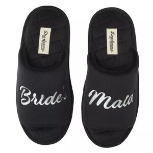 Black Bridesmaid Slippers size: XL 11-12